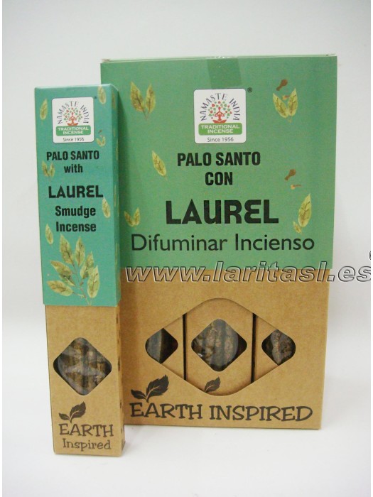 Incienso Orkay Namaste Earth Inspired Palo Santo y Laurel (12x30gr)
